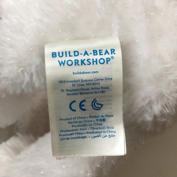 Build A Bear GLISTEN Reindeer Plush w Red Velvet Cape Silver Antlers - Picture 9 of 10